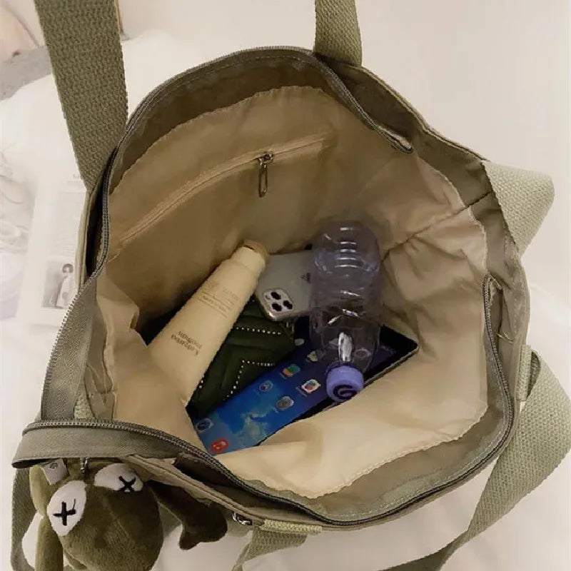 Casual Oxford Tote & Crossbody Bag for Women