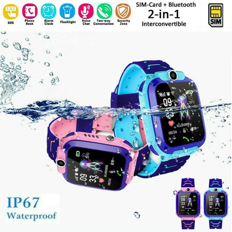Kids Waterproof Smartwatch with GPS & SOS Call