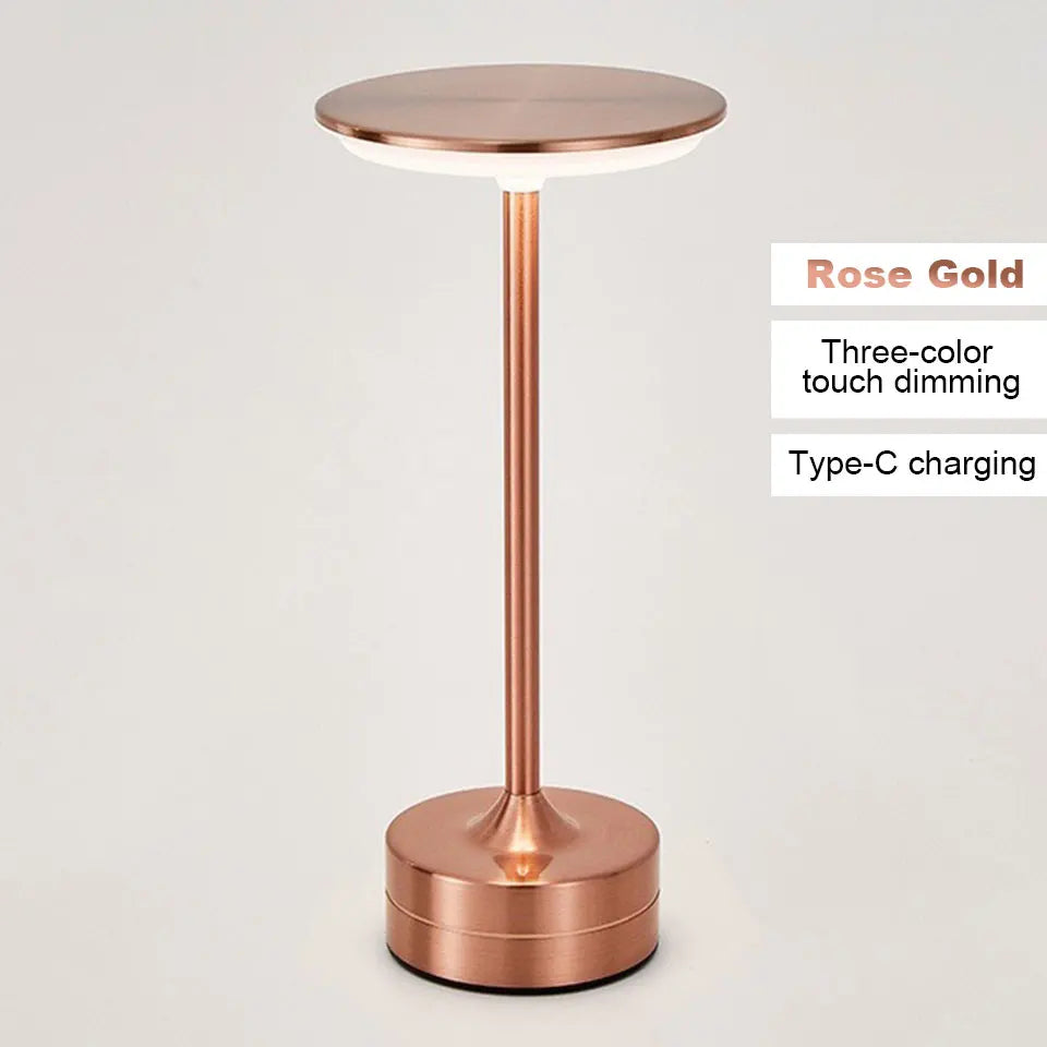 LED Table Lamp with Touch Sensor, USB Rechargeable