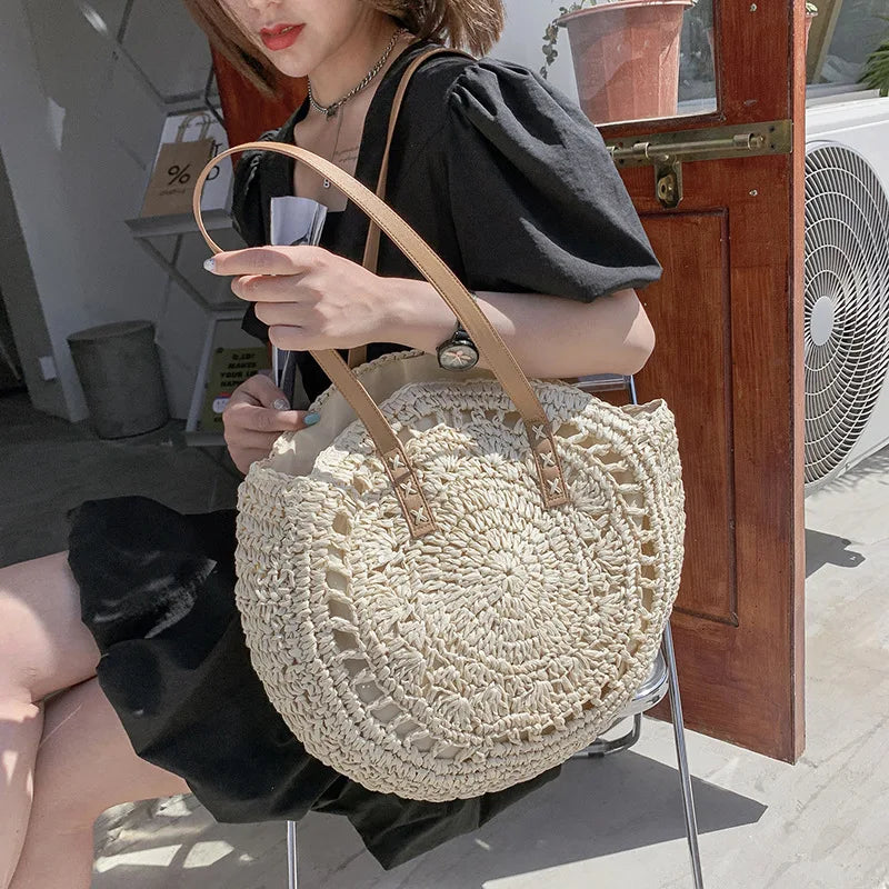 Handmade Woven Beach Tote