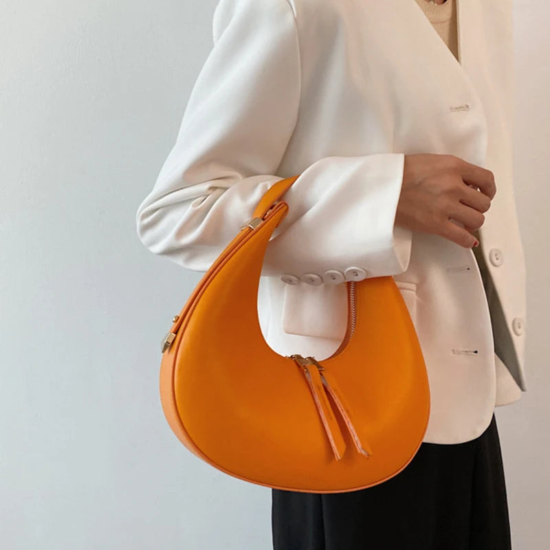 Luxury Half Moon Tote