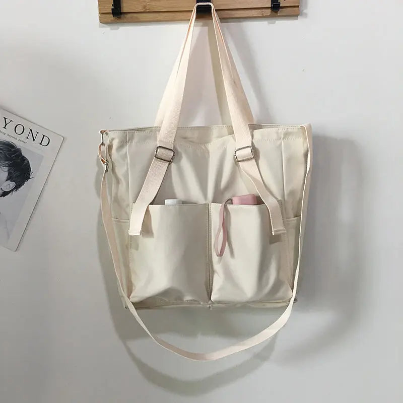 Casual Oxford Tote & Crossbody Bag for Women