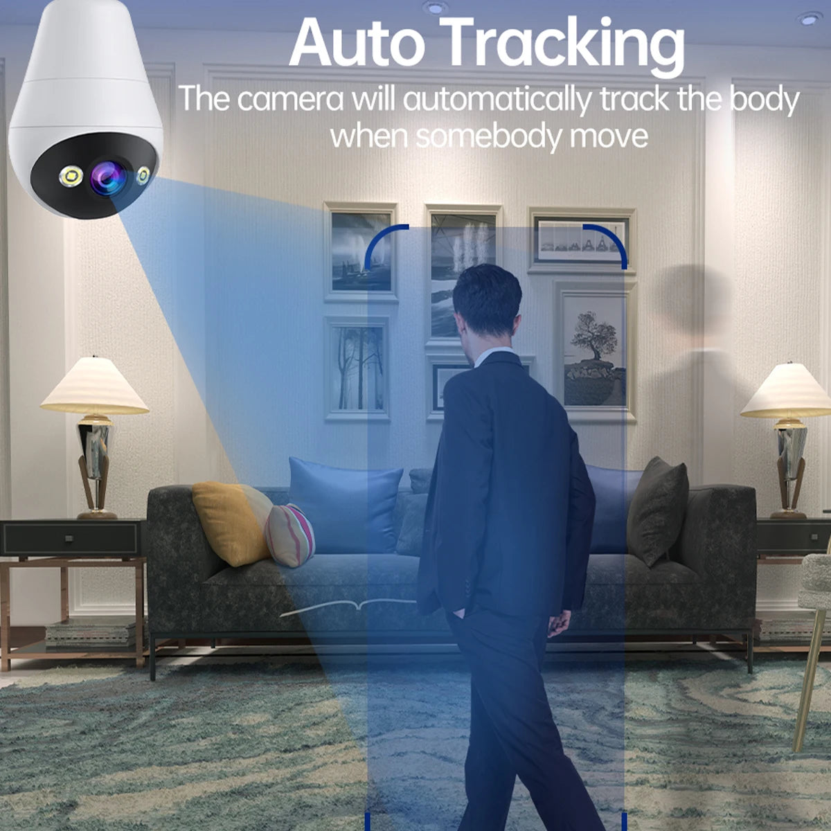 E27 WiFi Bulb Camera 3MP