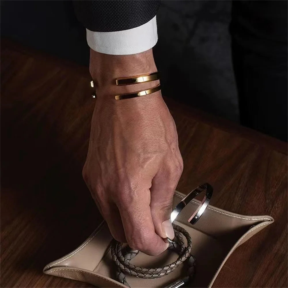 Trend Gold Open Bracelet