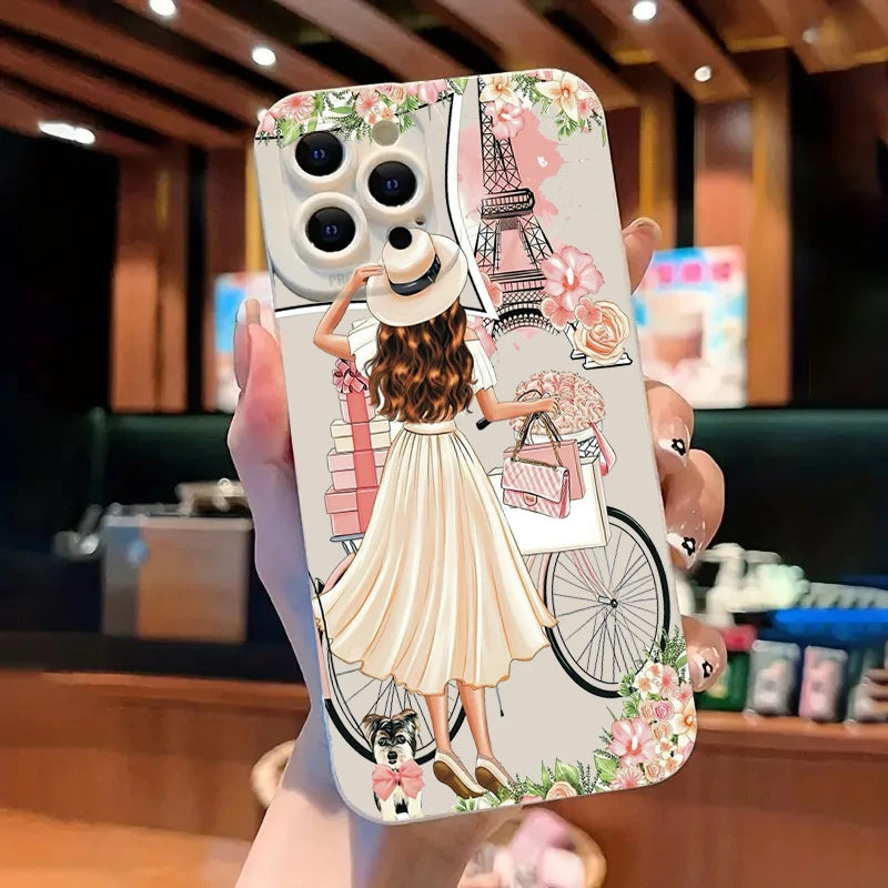 Flower Girl Pattern Cover – iPhone