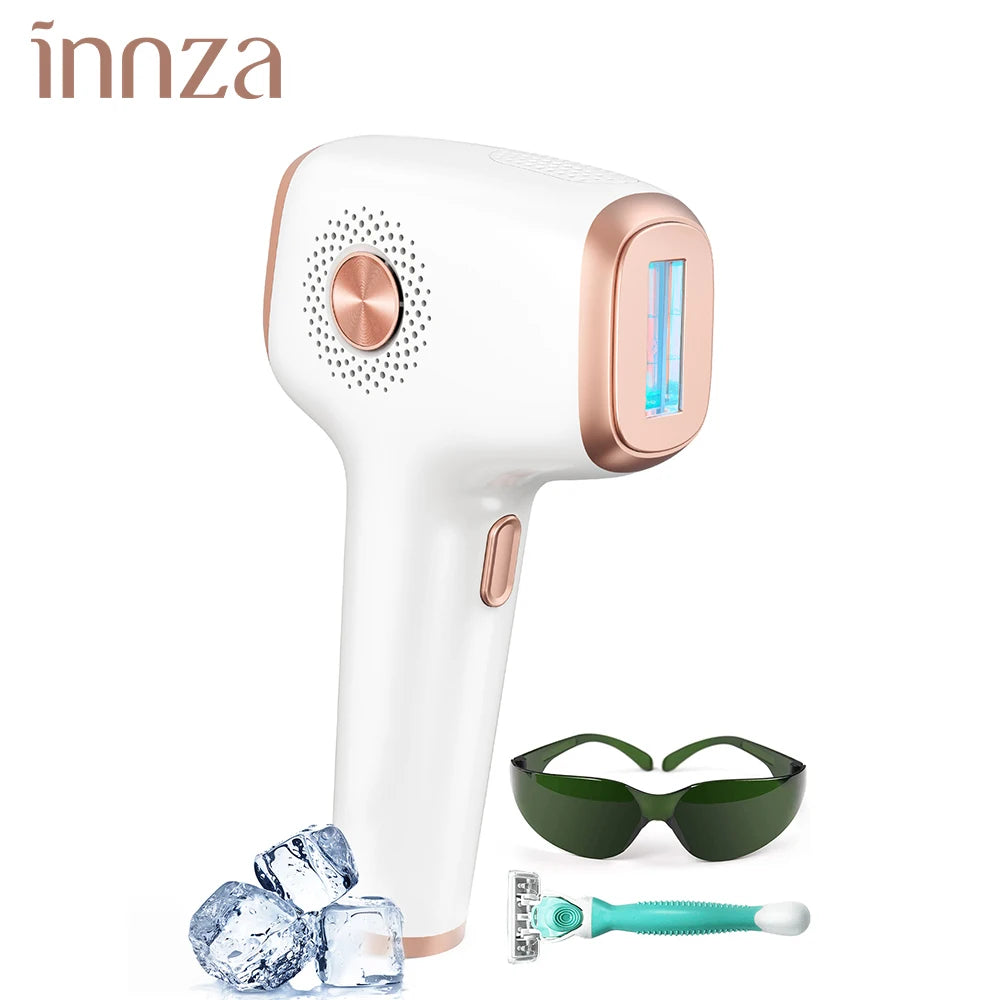 INNZA IPL Hair Removal Device – 999,999 Flashes with Ice Cooling