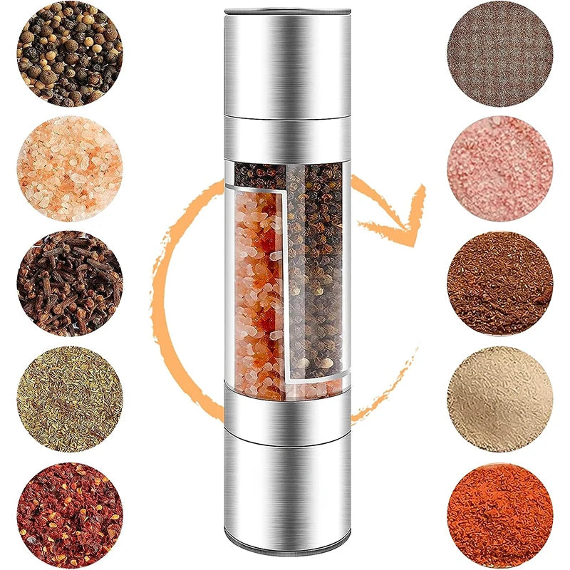 2-in-1 Salt Pepper Grinder