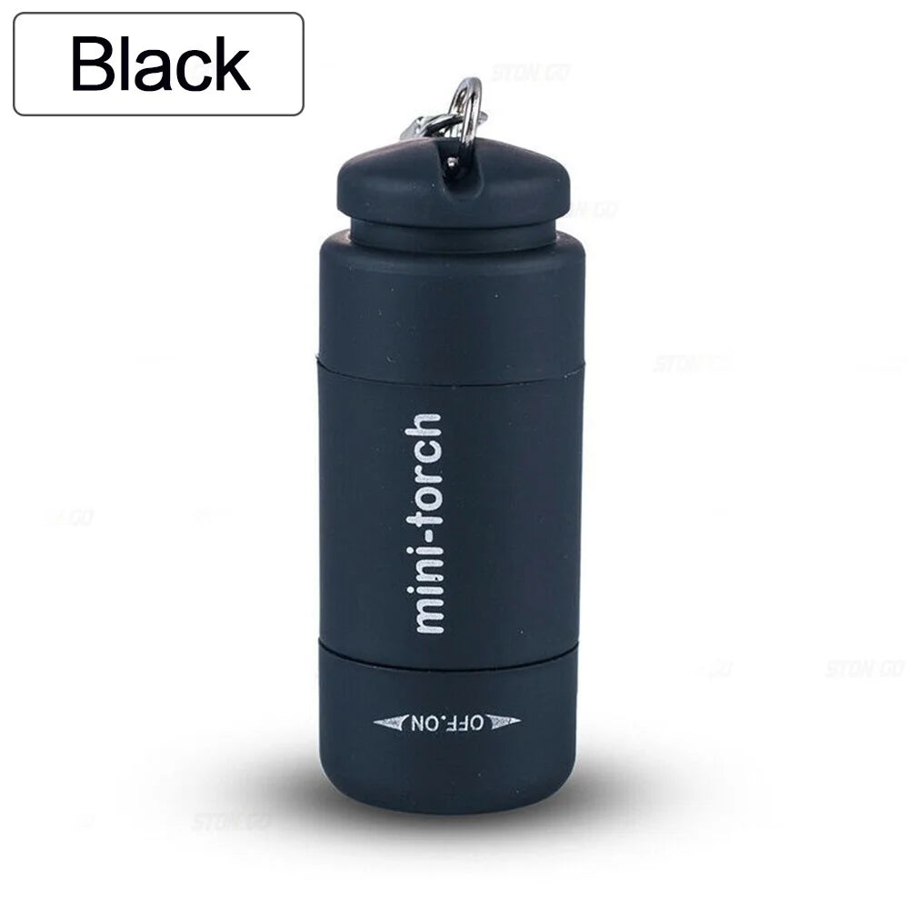 Mini USB Keychain Flashlight – Portable Waterproof LED