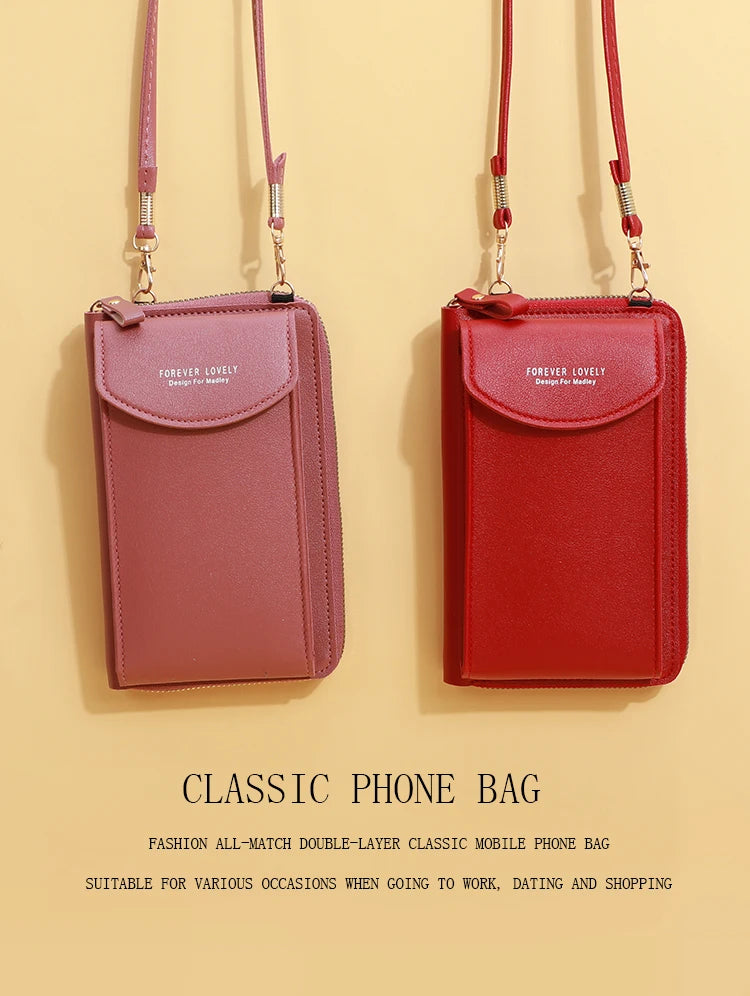 Versatile Single Shoulder Satchel & Keycase for Women