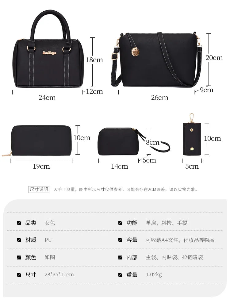 Chic 6-in-1 Handbag Collection
