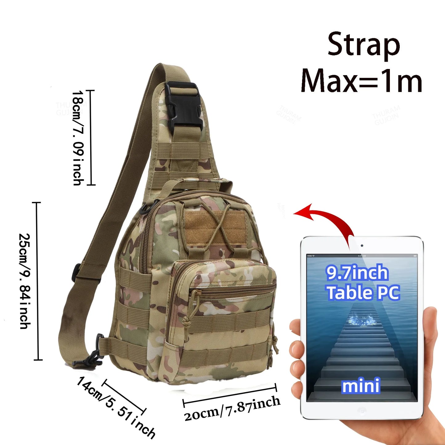 Assault Pack Rucksack for Hiking, Camping & Trekking