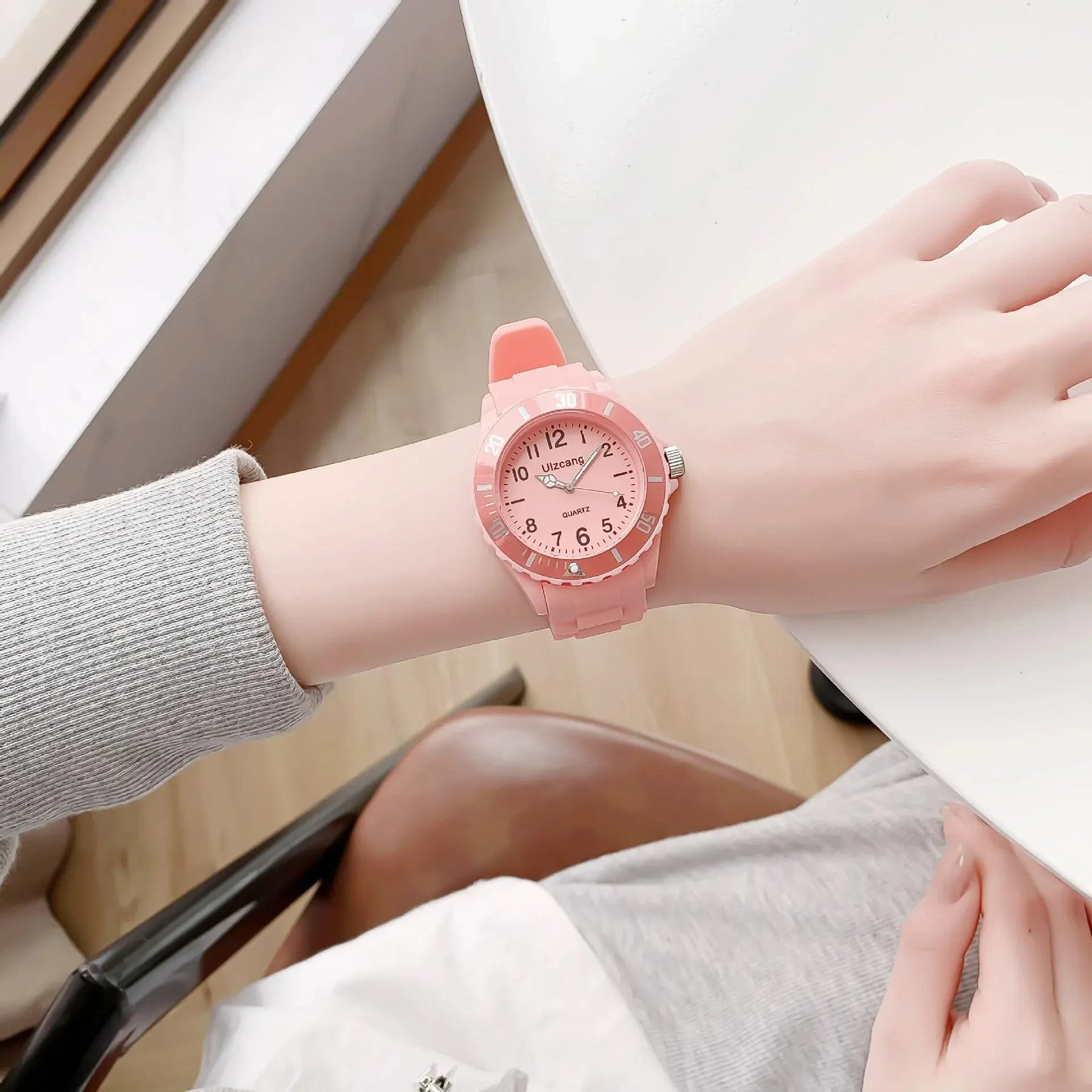 Kids Waterproof Macaron Sport Watch