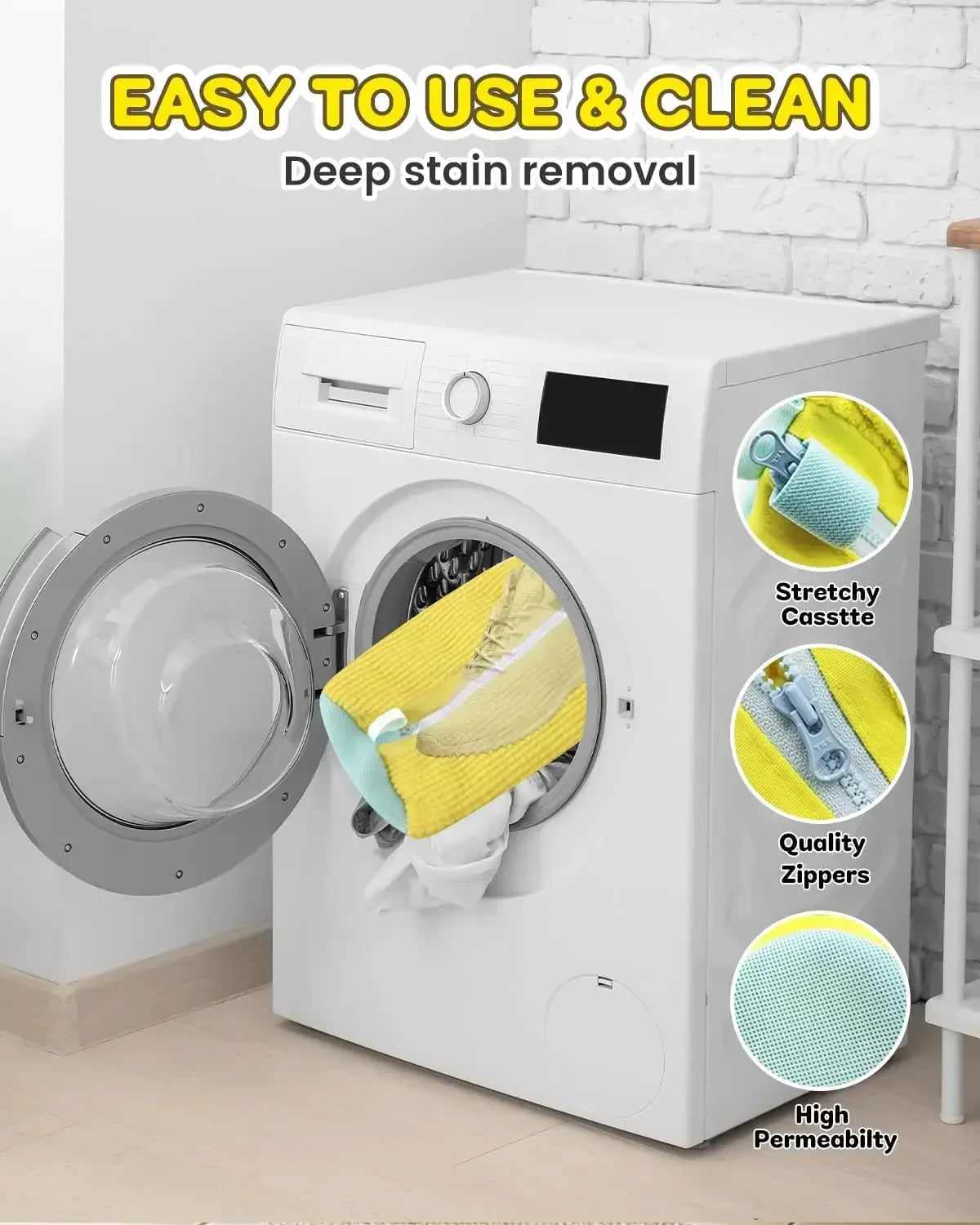 Machine Washable Shoe Laundry Bag