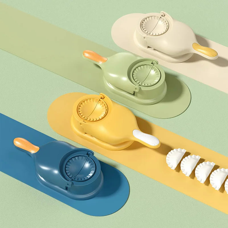 2-in-1 Dumpling & Momo Molding Machine – DIY Manual Press.