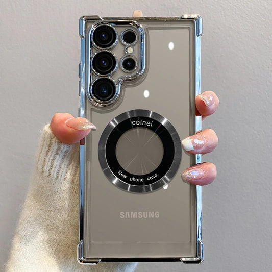 Luxury Magnetic Wireless Charge Cover – Samsung