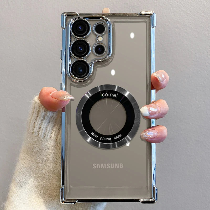 Luxury Magnetic Wireless Charge Cover – Samsung