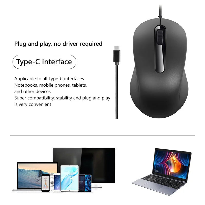 Xiaomi Wired Silent Mouse