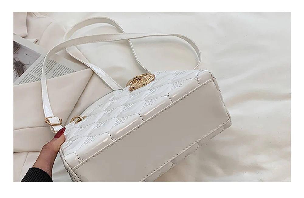 Red Glossy Love Handbag"