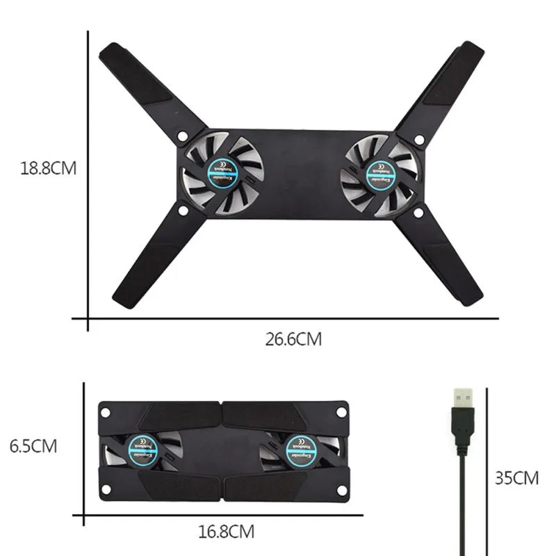 USB Fan Cooler Stand