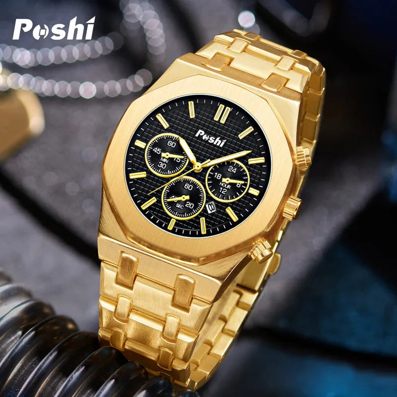 POSHI Men's Luxury Quartz Watch