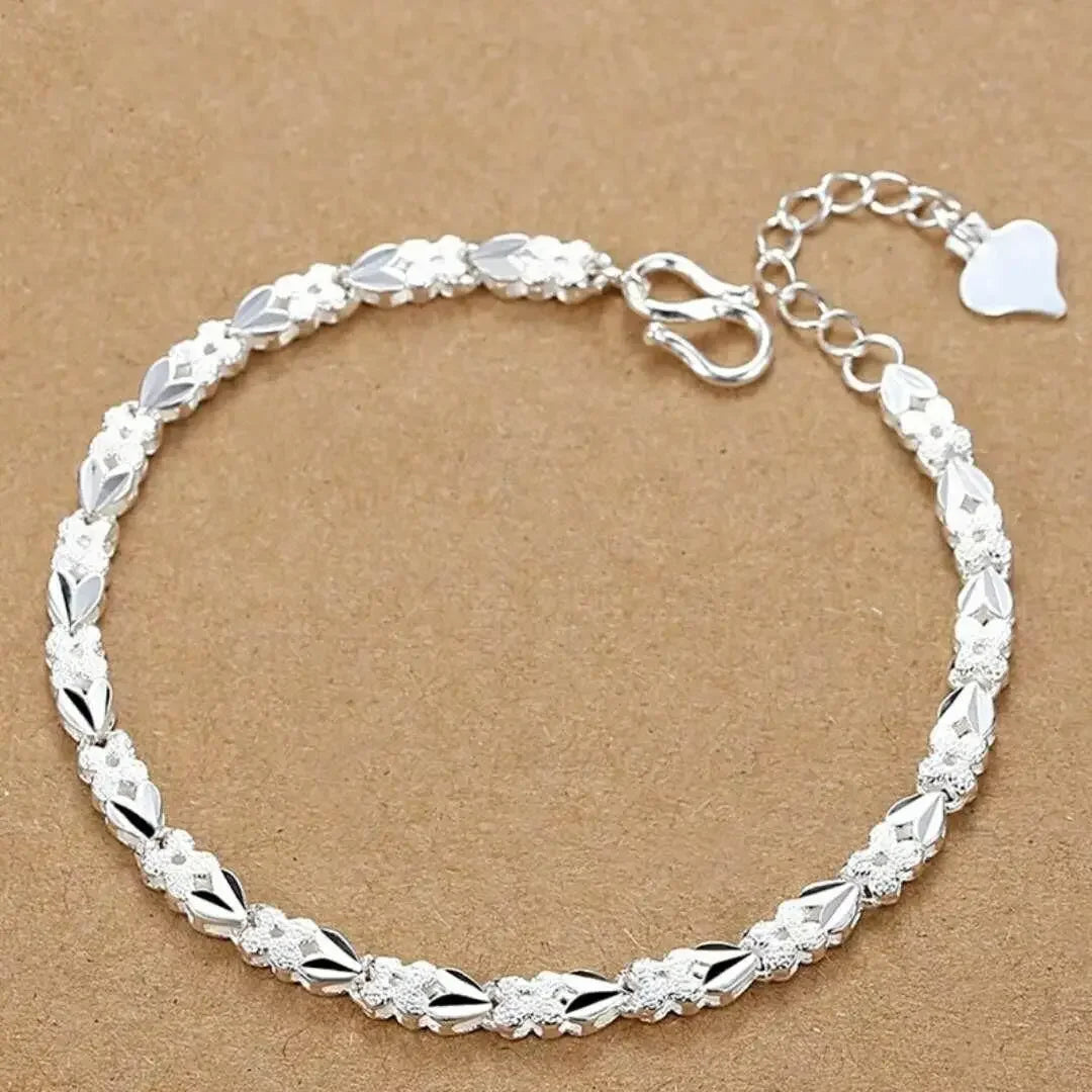 925 Sterling Silver Chain Bracelet