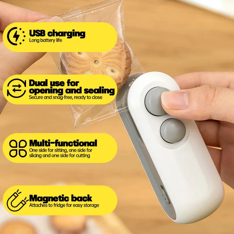 Rechargeable Food Packaging Sealer – Household Use