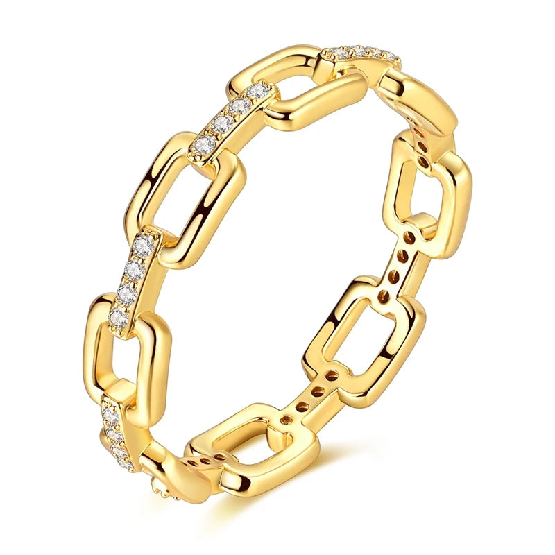 925 Silver Infinite Love Star Moon Ring – Zircon Gift"