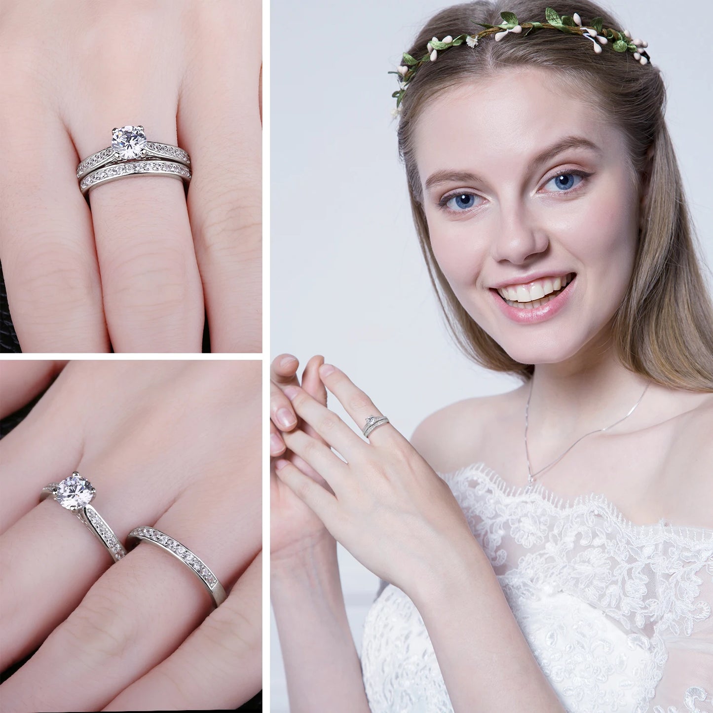 925 Silver Infinity CZ Ring Se