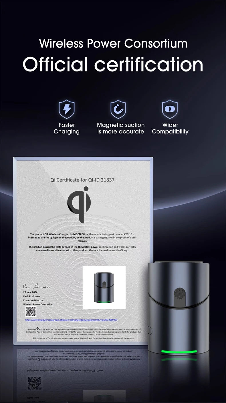 15W Magnetic Fast Charger