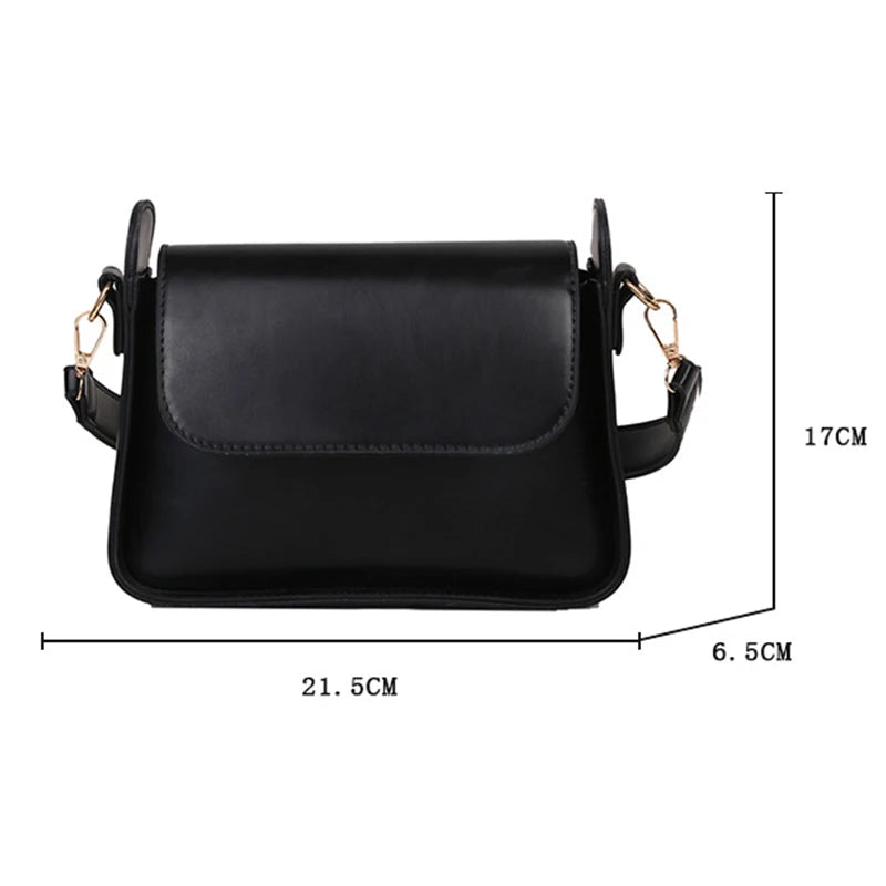 Trendy PU Flap Shoulder Bag