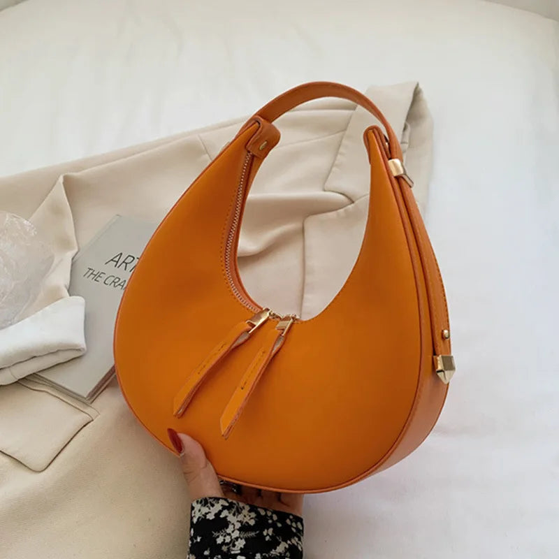 Luxury Half Moon Tote