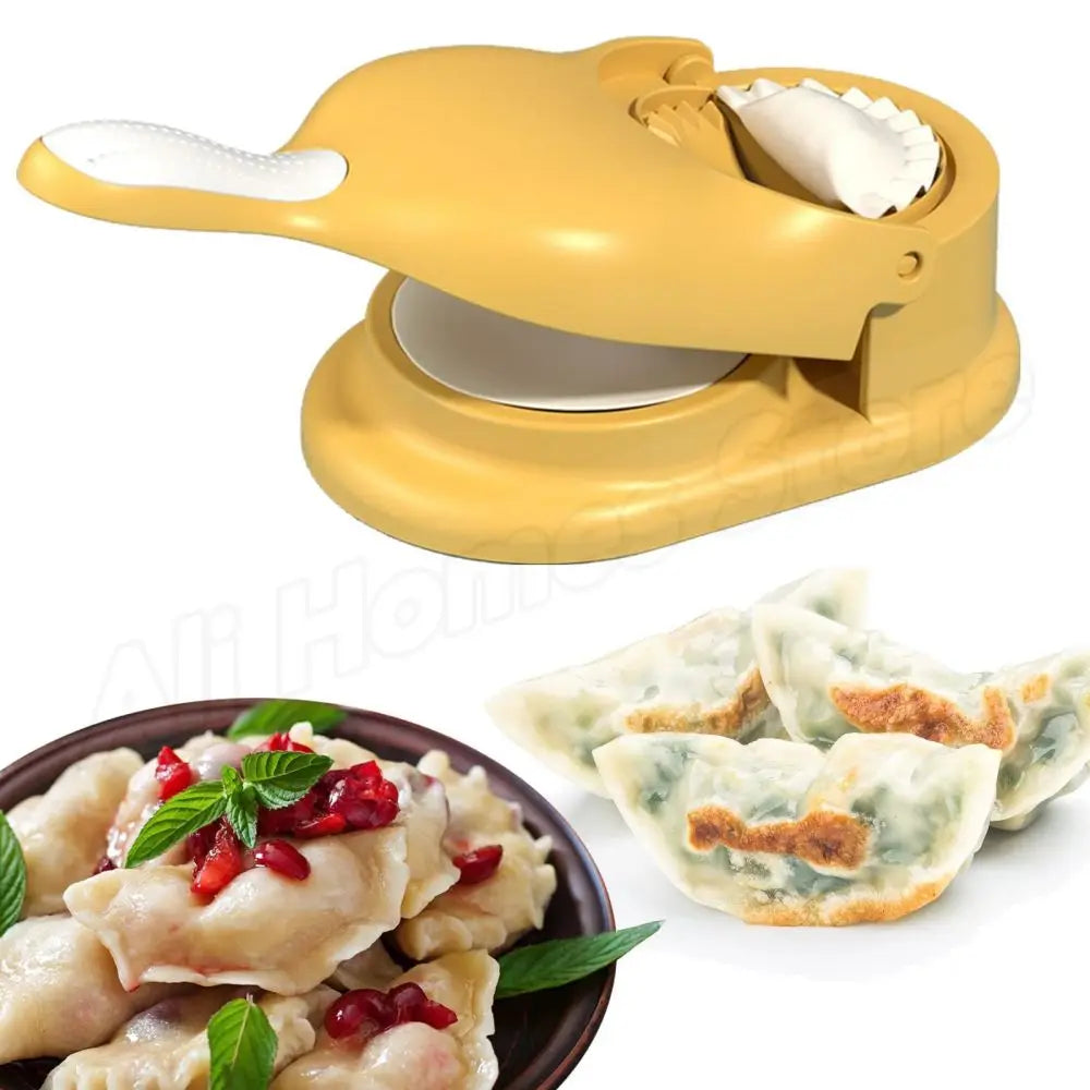 2-in-1 Dumpling & Momo Molding Machine – DIY Manual Press.