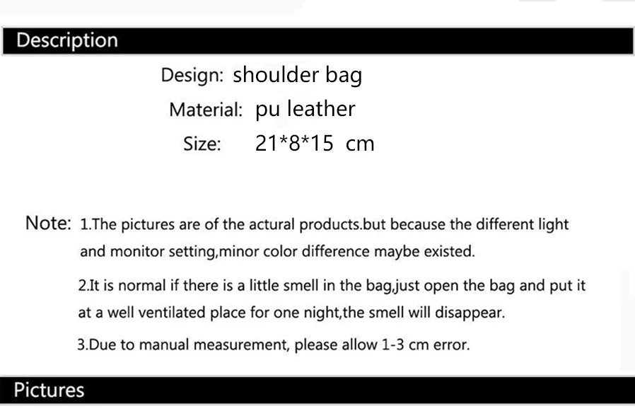 PU Leather Crossbody Purse