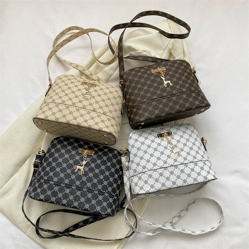 PU Leather Deer Pendant Bag