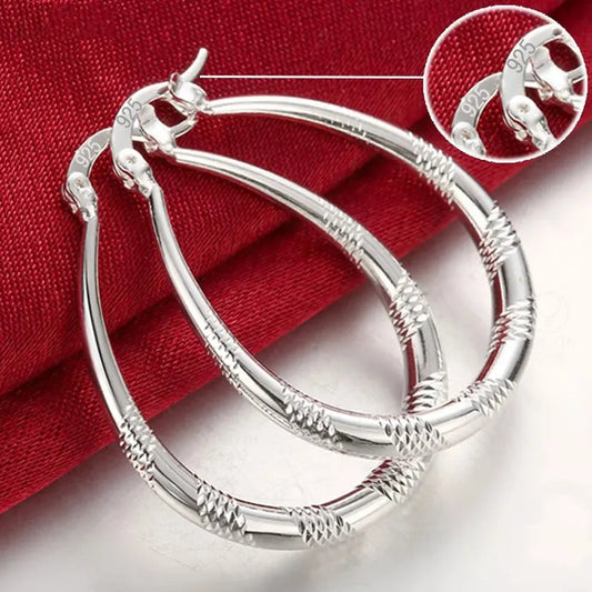 Beautiful 925 Silver Earrings – Wedding & Party Jewelry