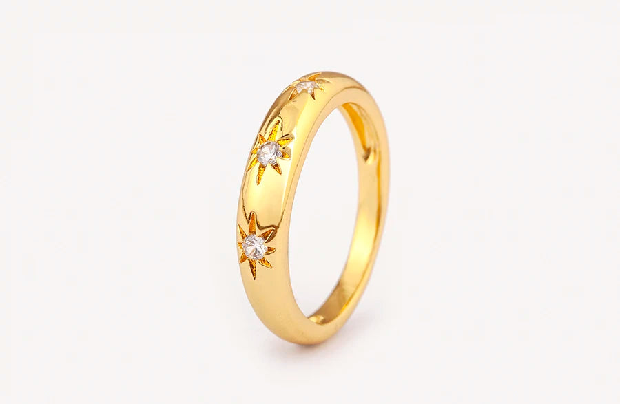"Luxury Heart Crown Zircon Ring – Women’s Jewelry Gift"