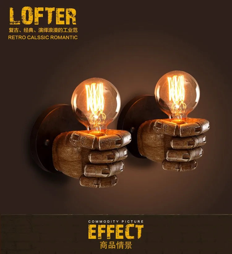 Unique Indoor Wall Fixture for Home, Bar & Restaurant Decor