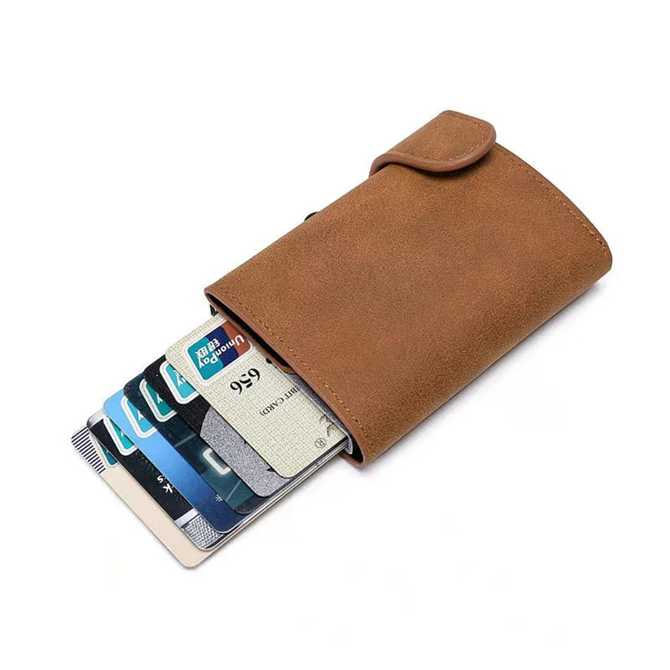 Anti-Theft Metal Business Card Box & Credit Card Holder