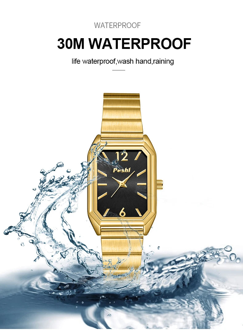 POSHI Women's Elegant Luxury Quartz Watch