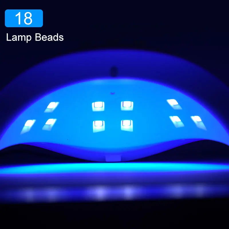 Portable UV LED Nail Dryer – USB Nail Lamp for Home Use