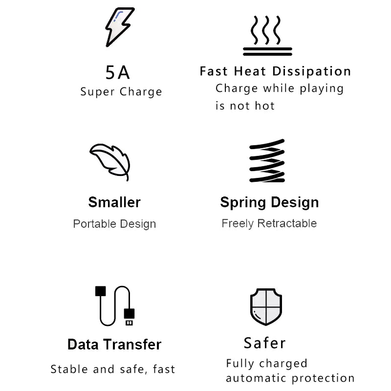 Retractable Charge Cable
