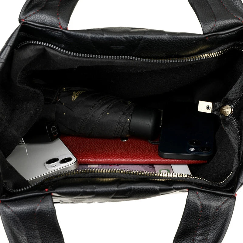 Embossed PU Shoulder Bag