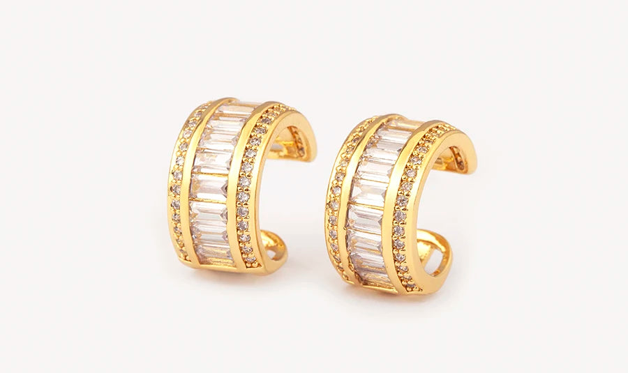 "Zircon Butterfly/Star Clip Earrings – Women’s Ear Cuff Jewelry