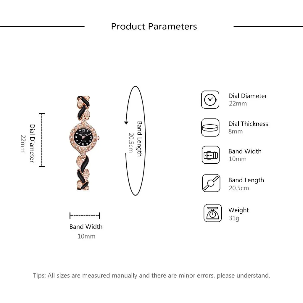 LVPAI Women's Fashion Crystal Quartz Watch