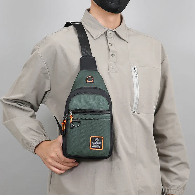 Men’s Large Capacity Chest & Crossbody Bag – Outdoor Sports