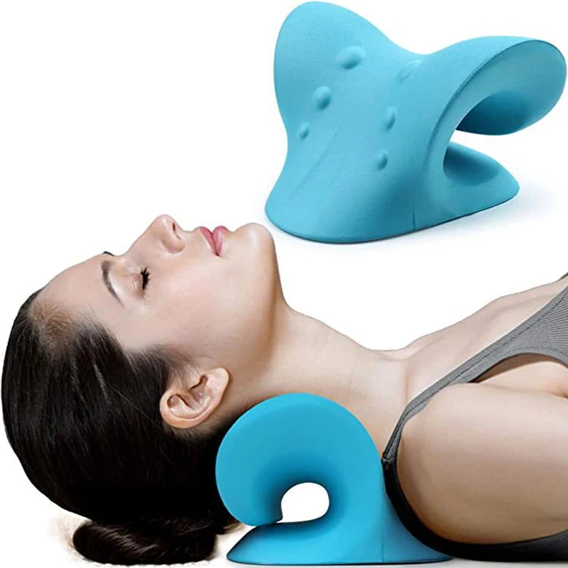 Vertebra Corrector & Acupressure Massager for Neck Support