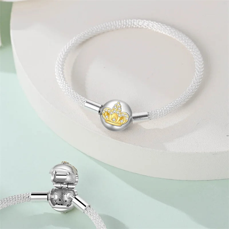 925 Sterling Silver Charm Bracelet for Women”