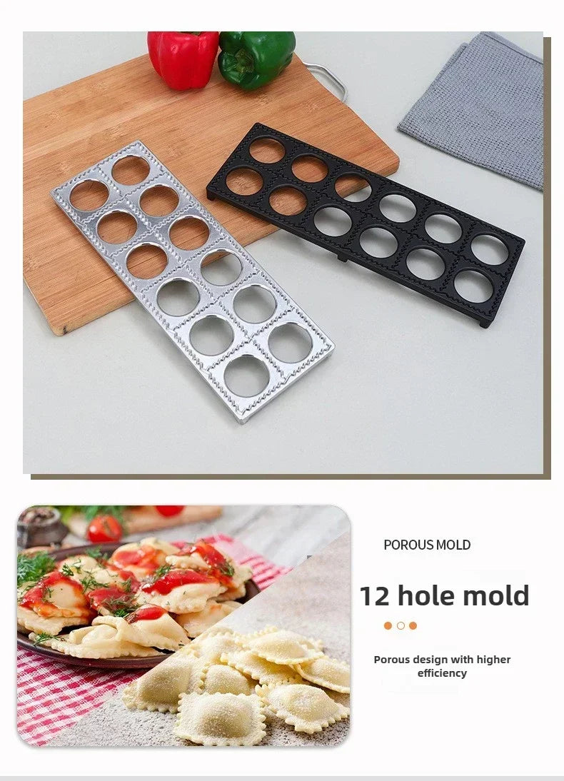 Ravioli & Dumpling Maker Mold – Aluminum Stamp Cutter