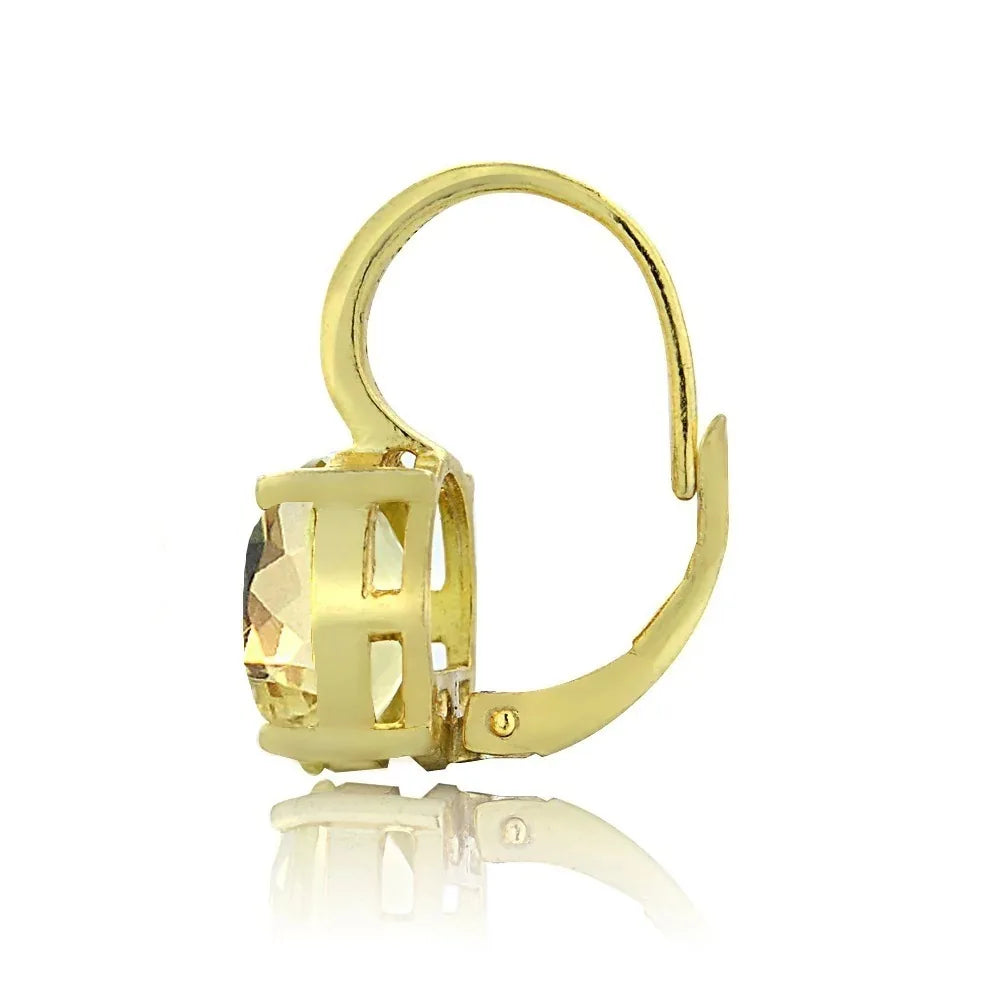 “925 Silver Colorful Gemstone Amethyst Earrings