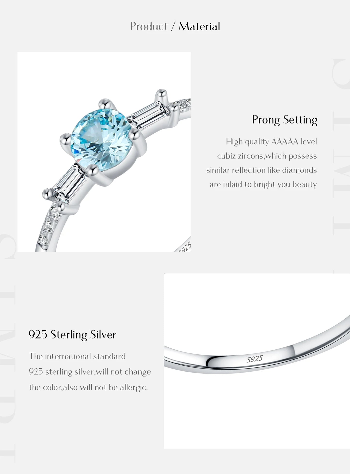 925 Silver Infinity CZ Ring Se